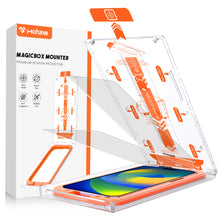 Load image into Gallery viewer, Great Tempered Glass with Auto-Alignment & Dust- Free Box for iPhone 15 Series