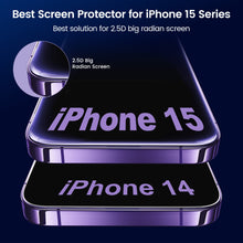 Load image into Gallery viewer, Great Tempered Glass with Auto-Alignment & Dust- Free Box for iPhone 15 Series