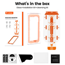 Load image into Gallery viewer, Great Tempered Glass with Auto-Alignment & Dust- Free Box for iPhone 15 Series