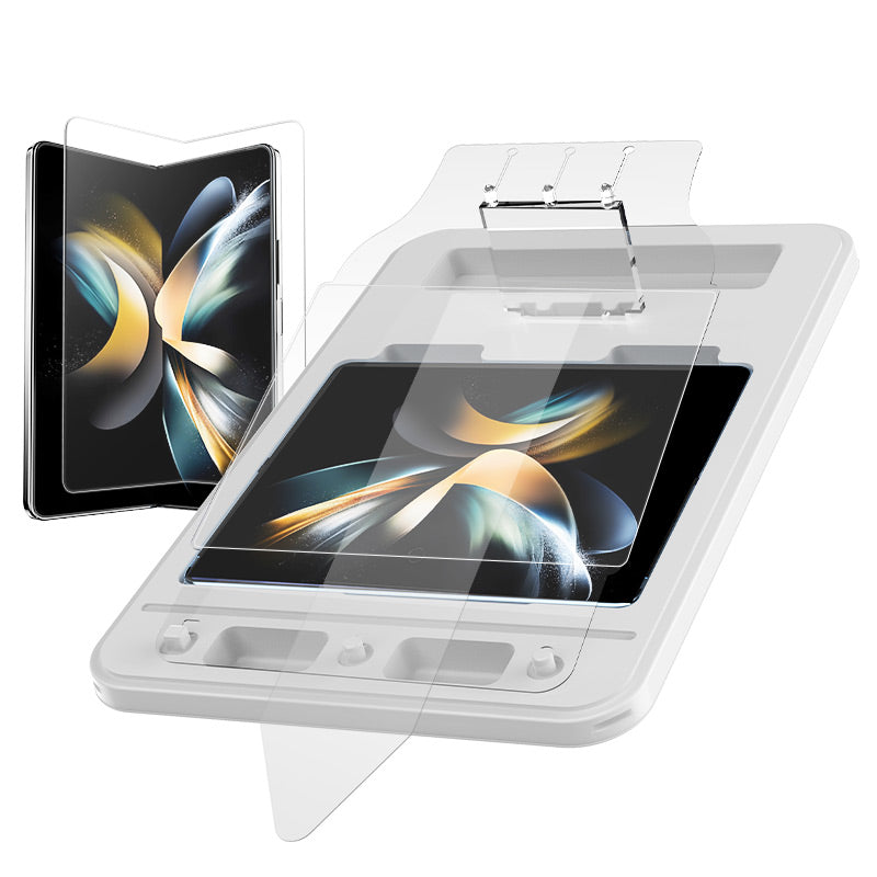 milomdoi screen protector installation video z fold 4