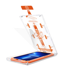 Load image into Gallery viewer, iPhone 11 / 12 / 13 / 14 tempered glass screen protector with fixed installation box