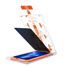 Load image into Gallery viewer, iPhone 11 / 12 / 13 Privacy tempered glass screen protector with fixed installation box