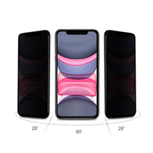 Load image into Gallery viewer, iPhone 11 / iPhone XR privacy tempered glass screen protector (2 Pack)