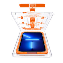 Load image into Gallery viewer, iPhone 11 / 12 / 13 / 14 tempered glass screen protector with fixed installation box