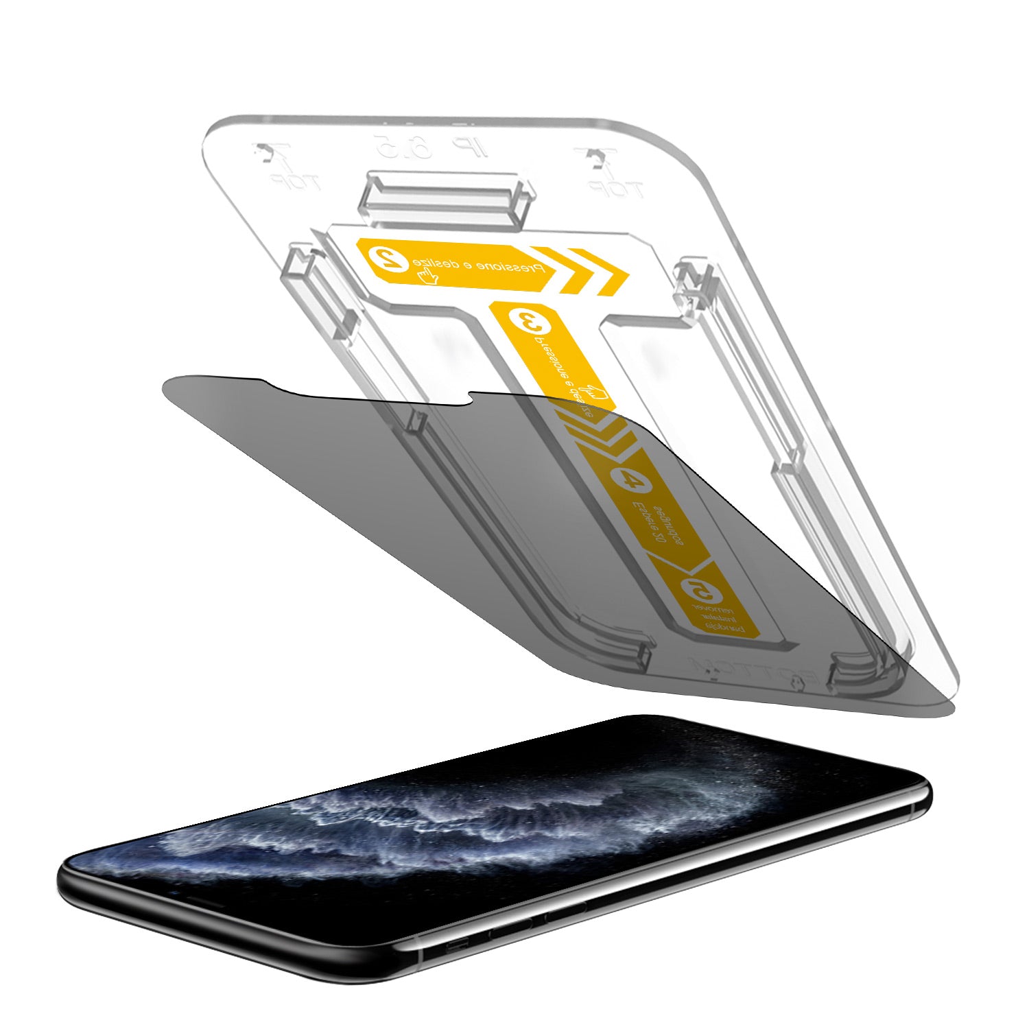 MNCdigi - Lot de 2 protecteurs d'écran de confidentialité - Pour iPhone 11  Pro Max 