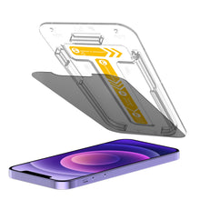 Load image into Gallery viewer, iPhone 12 / iPhone 12 Pro privacy tempered glass screen protector with 2.5D arc edge (2 Pack)