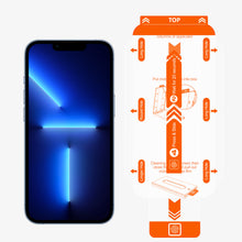 Load image into Gallery viewer, iPhone 11 / 12 / 13 / 14 tempered glass screen protector with fixed installation box