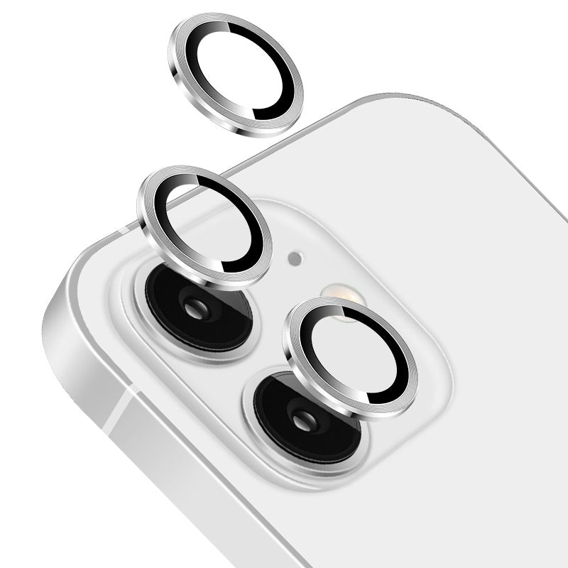 JOICO Protector de Lentes de Camara Para iPhone 11 / 12 Mini Fluor Blanco